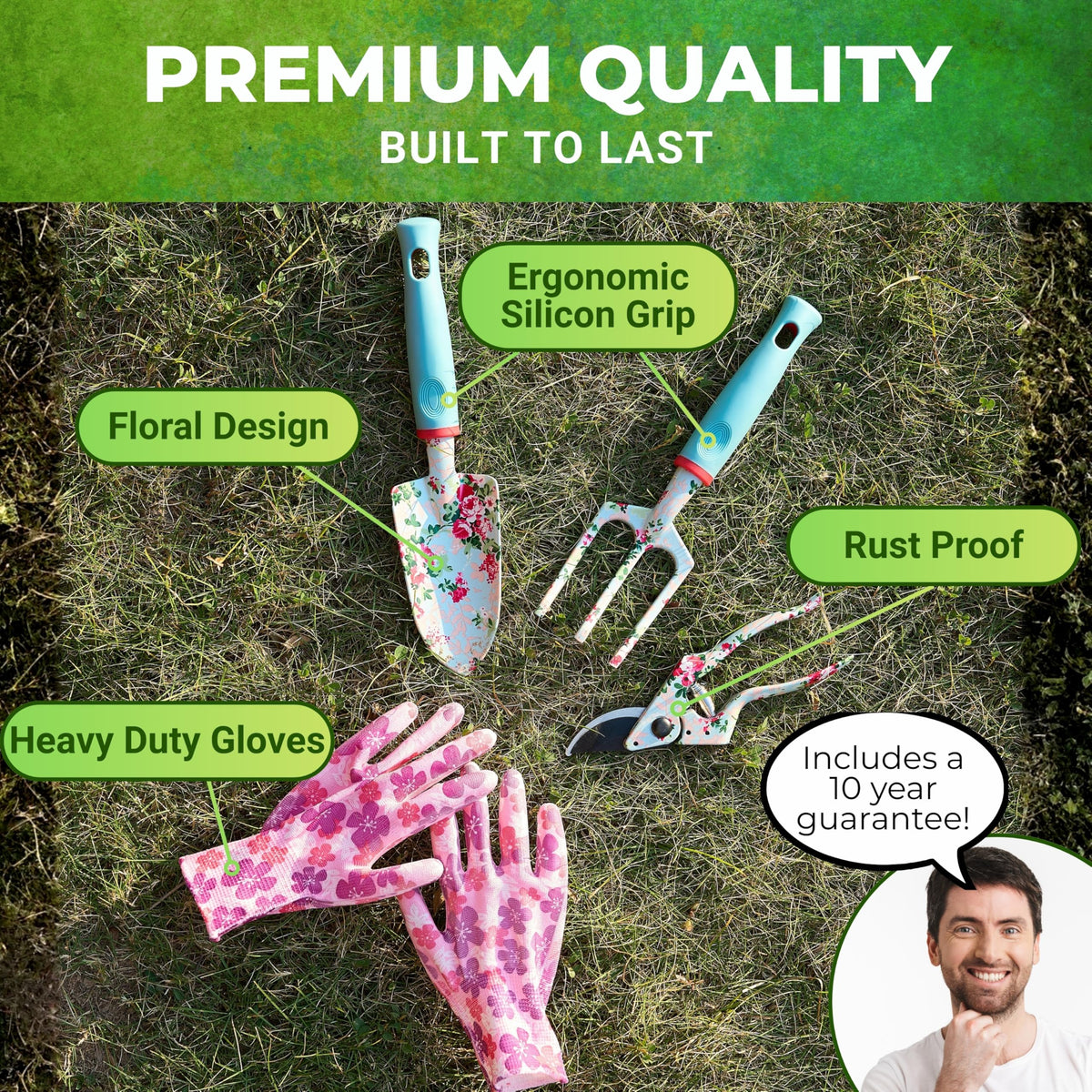 Nature Anywhere gift-ready garden set ideal for birthdays or Mother's Day.