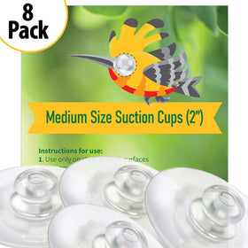 Nature Anywhere heavy-duty 2-inch suction cups for shower caddies and bathroom organization