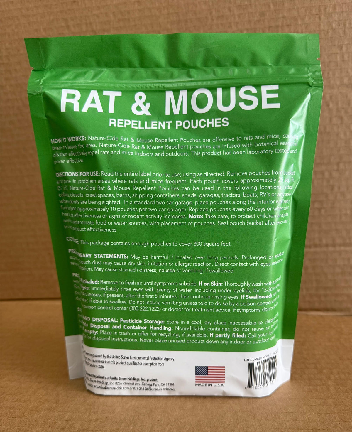 Eco-friendly 12-pack packaging reduces moth ball alternatives