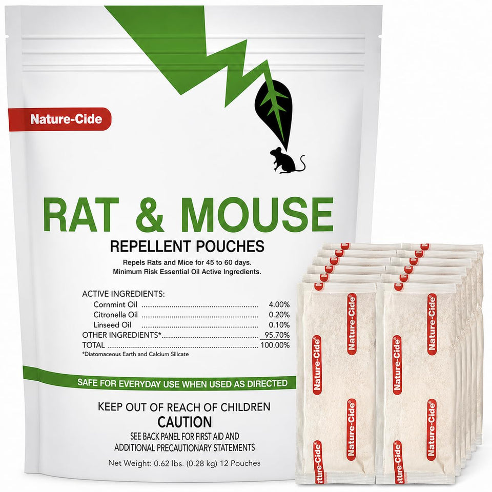 Nature-Cide Rat and Mouse Repellent pack of 12 pouches for long lasting protection