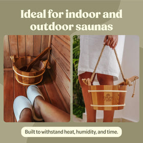 Nature Hytte bucket includes BPA-free liner for leak-free use.