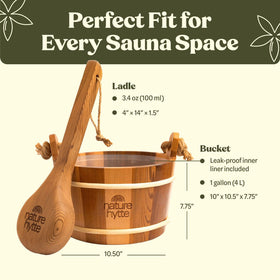Nature Hytte gift-ready packaging, ideal for sauna lovers.