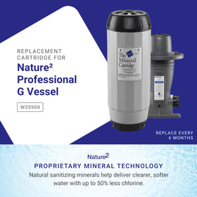 Nature2 G25 cartridge system installation W28125 demonstrates a simple pool sanitization upgrade.