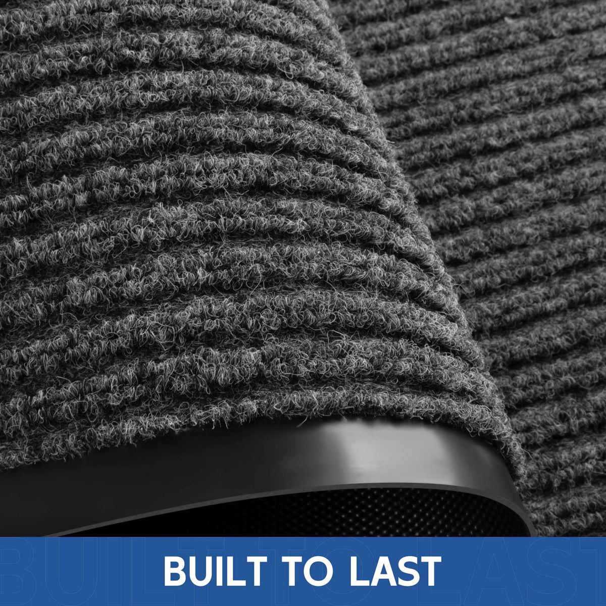Naturei front door mat easy-clean, just shake or hose it down.