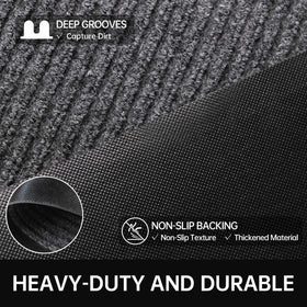Naturei front door mat easy-clean surface for quick upkeep.