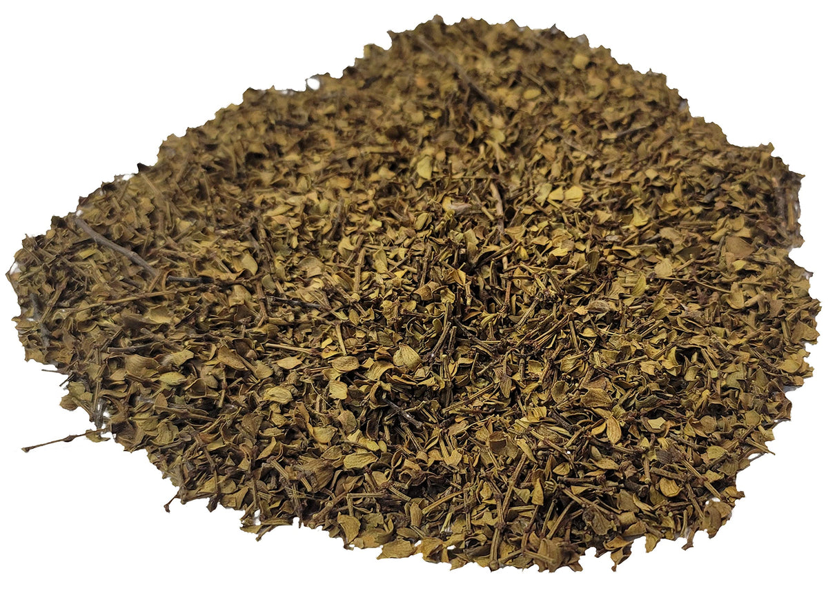 Naturejam Chaparral dried leaves macro view suitable for teas.