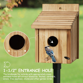 NATUREYLWL natural solid wood construction supports local wildlife