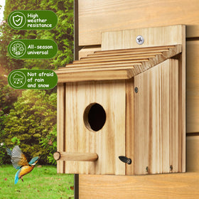 NATUREYLWL predator guard and reinforced design protect nesting birds