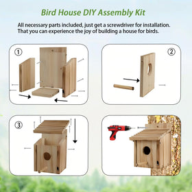 NATUREYLWL rustic wood finish blends with garden decor aesthetics