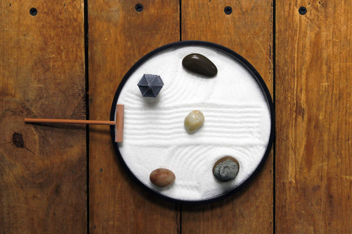 Nature's Mark Buddha figure included in the Zen garden kit