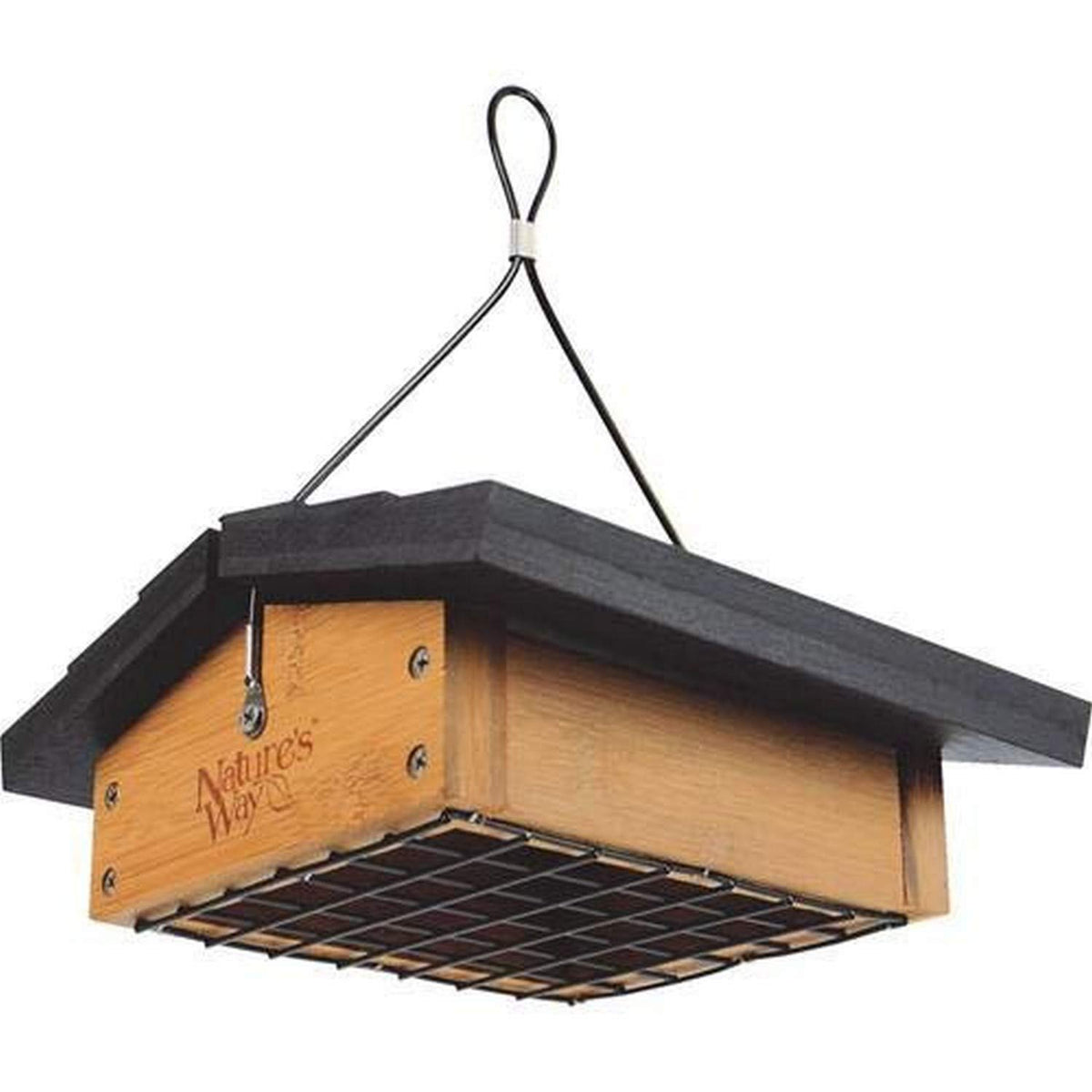 NATURES WAY BIRD PRDTS Upside-Down Suet FDR Bomb 4 attracts birds with cedar wood