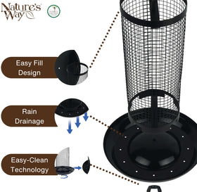 Nature's Way Twist-off lid enables quick cleaning