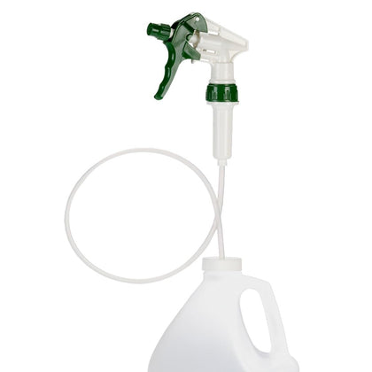 Natures Wisdom heavy-duty sprayer with 36-inch hose for easy garden reach.