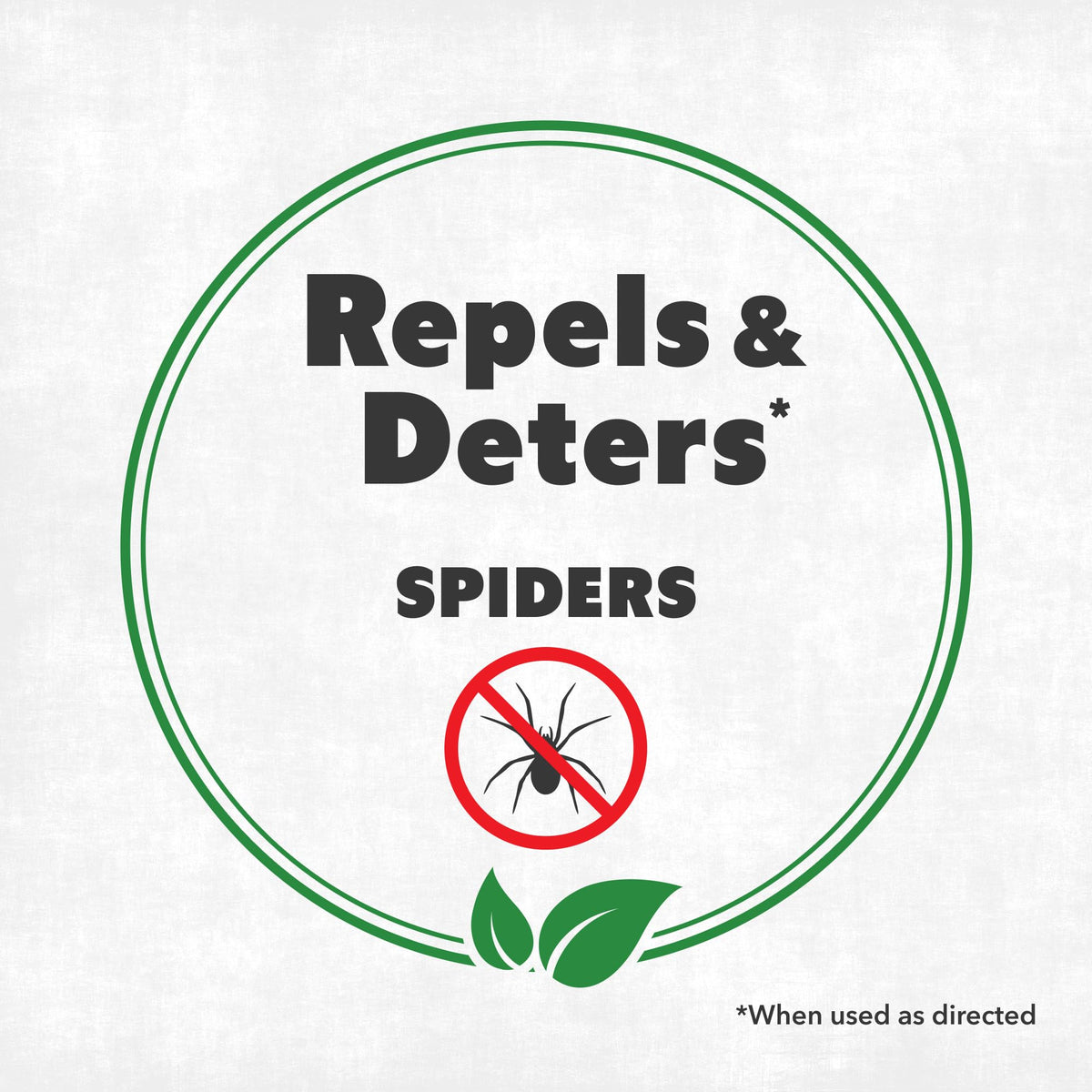 NatureStop spray mist applied near entry points deters spiders