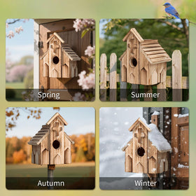 NATUREYLWL church birdhouse makes a thoughtful gift for bird lovers