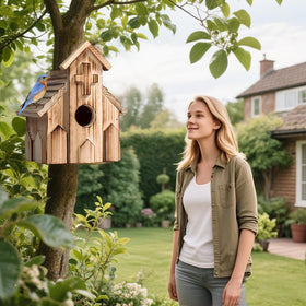 NATUREYLWL durable natural wood construction for long outdoor use