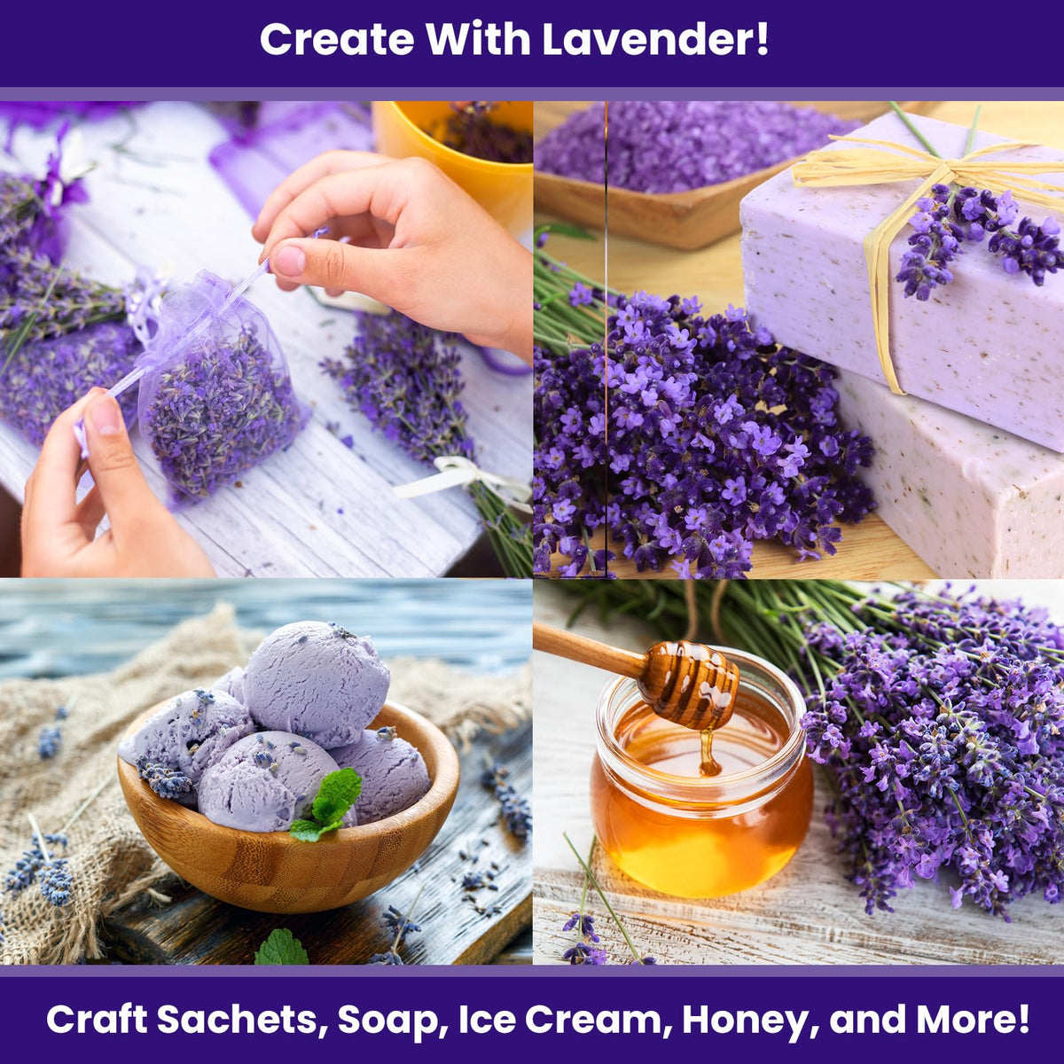 NatureZ Edge lavender sachets and oils concept for cooking and soothing aromas