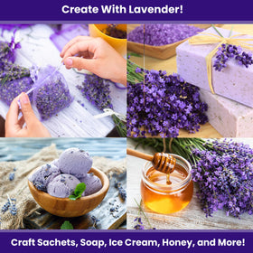 NatureZ Edge lavender sachets and oils concept for cooking and soothing aromas