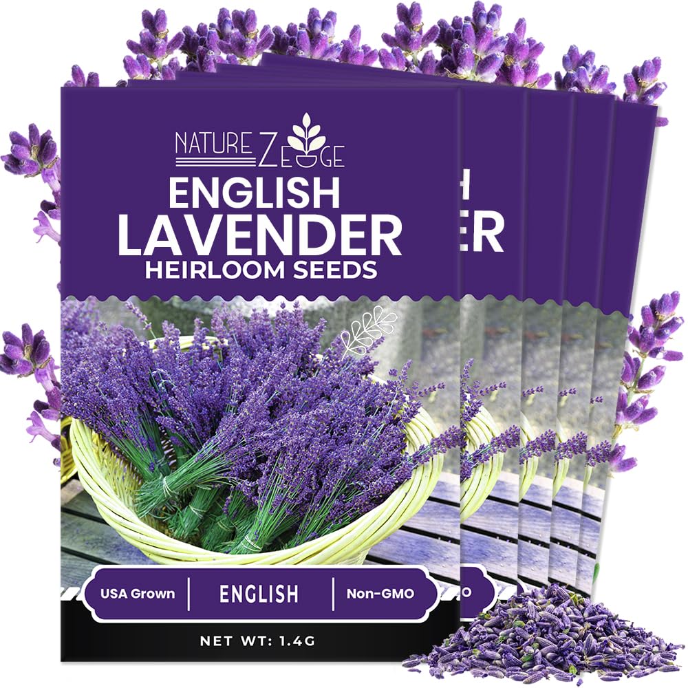 NatureZ Edge lavender seeds pack showing high germination potential for thriving plants