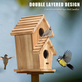 Natureylwl birdhouse weatherproof-material windproof and rainproof outdoor use