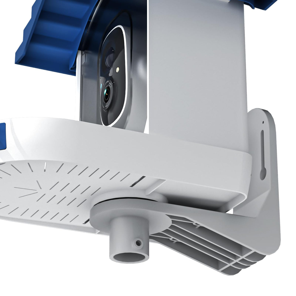NAVFS universal bird feeder mount overview for versatile mounting on poles, trees, or walls.
