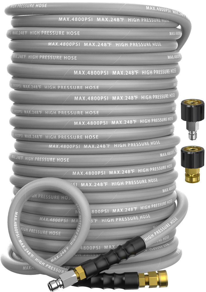 NAVOHEVEN 3/8-inch pressure hose full length for extended reach and high flow