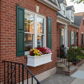 NAVREX fir wood window box designed to withstand outdoor weather