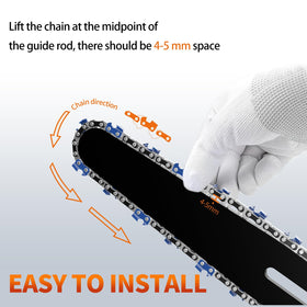 NAWIN replacement chain for easy, tool-free installation on compatible minis