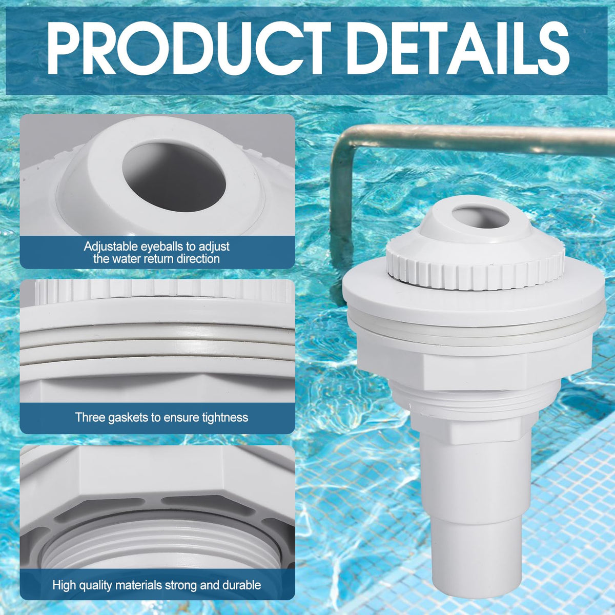 Nayciiy connector-piece helps simple above-ground pool upgrades