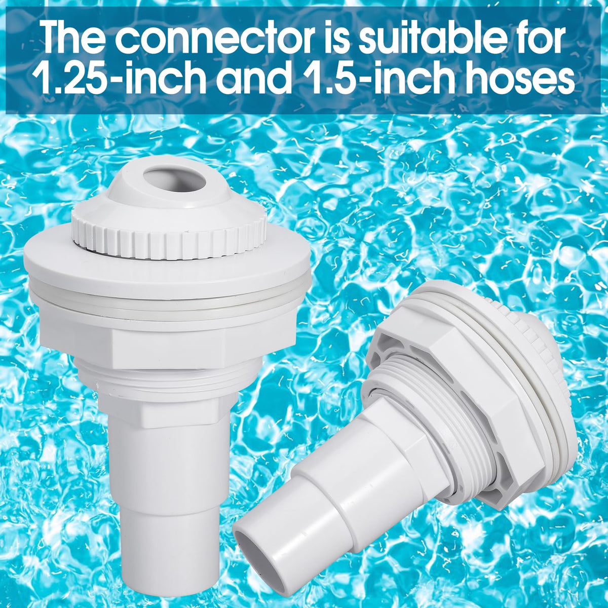 Nayciiy hose-adapter fits 1-1/4 and 1-1/2 inch lines