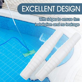 Nayciiy pool hose connector enables simple two-hose joins with minimal effort