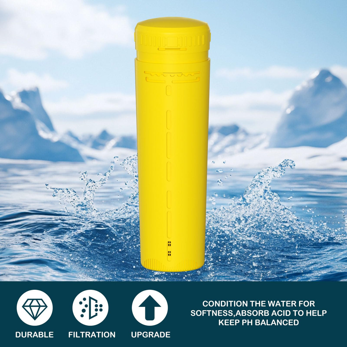 Nayoku 6-pack bromine cartridges keeps hot tub water softened and clear