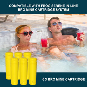Nayoku bromine cartridge lasts 2 to 4 weeks per use cycle