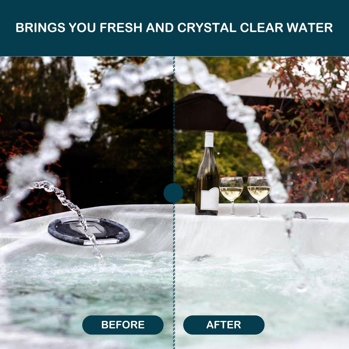 Nayoku value pack bromine cartridges supports 600-gallon hot tubs efficiently