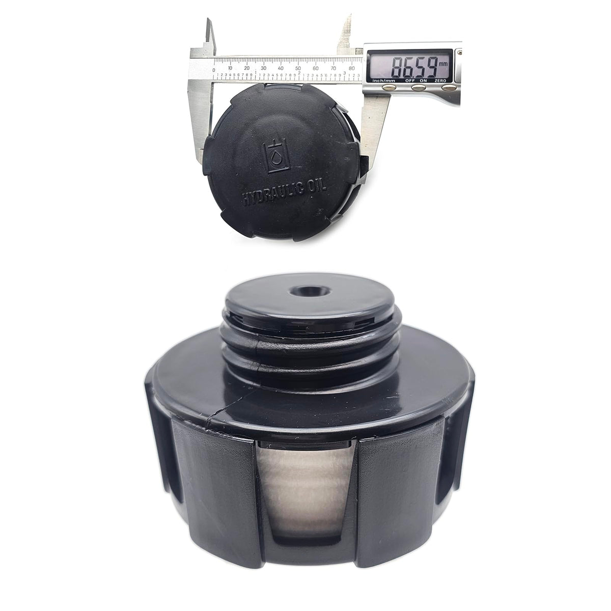 Nayuank Hydraulic Cap 6727475 for Bobcat loader side view, precise fit for reliable seal.