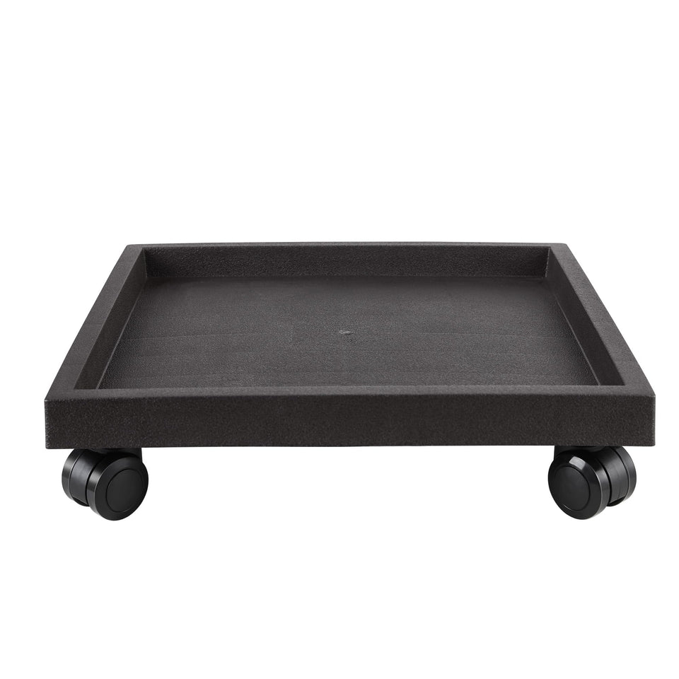 NAZKAEN 13-inch square rolling plant caddy ready to move heavy pots safely