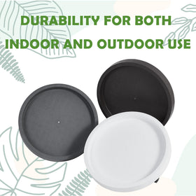 NAZKAEN durable rolling base for potted plants supports heavy weight securely