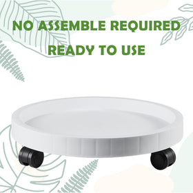 NAZKAEN heavy-duty wheeled stand supports large pots on any surface