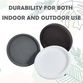 NAZKAEN round base tray protects floors while rotating pots