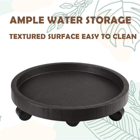 NAZKAEN round saucer dolly with casters protects floors during relocation