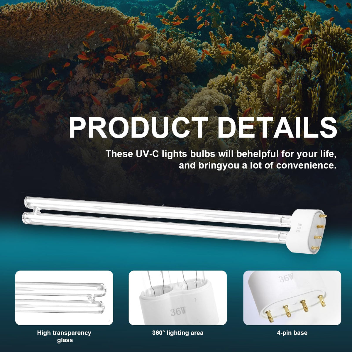 Nbbiww 2-pack uv bulbs provide reliable backups during maintenance