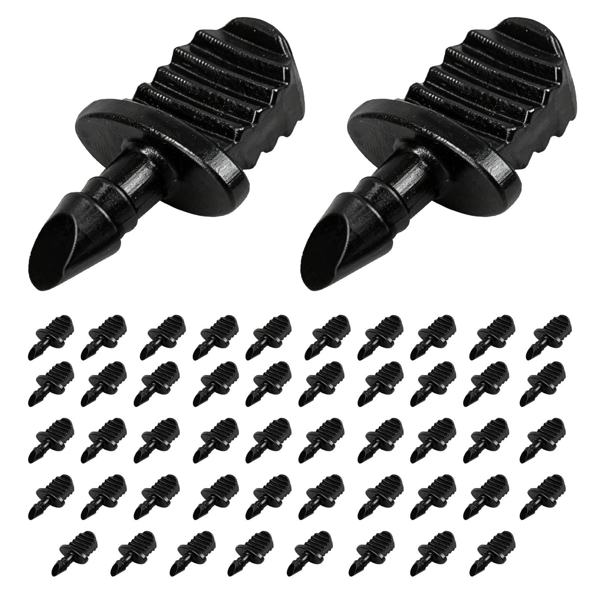 Nbbiww drip end plug with barbed top for secure seal in irrigation lines.