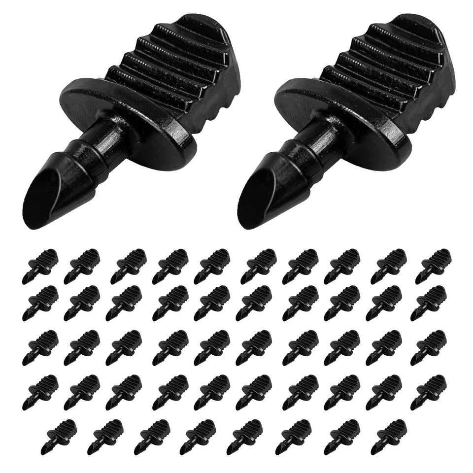 Nbbiww drip end plug with barbed top for secure seal in irrigation lines.