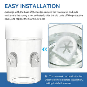 Nbbiww quick-installation guide for hassle-free feeder maintenance.