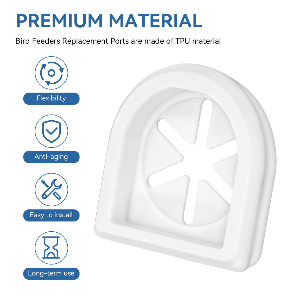 Nbbiww FlexPort accessory enables smooth hummingbird feeding and quick port swaps.