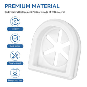 Nbbiww FlexPort accessory enables smooth hummingbird feeding and quick port swaps.
