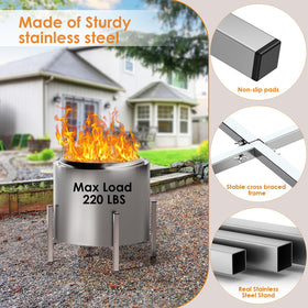 NBPLUS two-height option elevates the pit for comfortable seating and warmth.