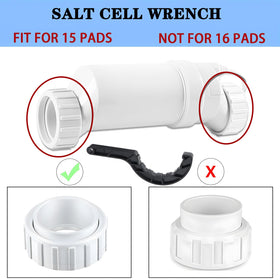 Lightweight ABS NBPLUS wrench designed for pool service on saltwater systems.