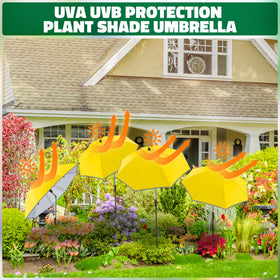 360-degree adjustable axis lets shade follow the sun all day.