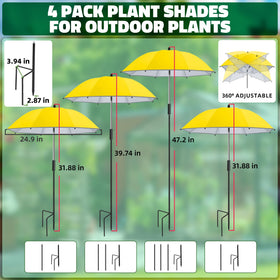 Easy setup with 3D stakes and no tools required.
